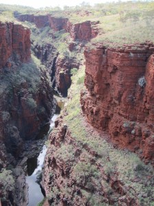 Lots of the gorges look to be 200 metres deep.