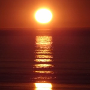 From Google we learn that this is what the real Staircase to the Moon looks like. Really spectacular on a good night.