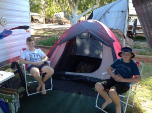 These days it is called 'glamping' or glam camping.