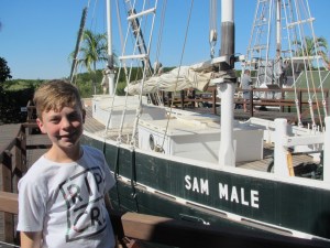 Historical pearling lugger