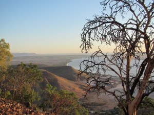 View towards. The five rivers