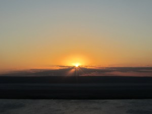 And with the sting of the sun.