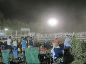 So much dust that our friends called me bluey.