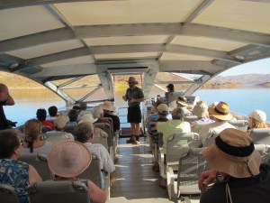 On board the Kimberley Durack, named after the pioneering agricultural Durack of the family.