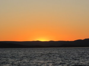 Sunset on Lake Argyle