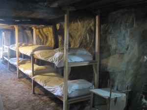 Underground wards were actually never used: simply closed up and forgotten for 50 years, re-opening to tourist in the mid 90's