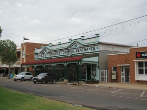 The old heritage listed general store in the Main Street, now used for displays only.